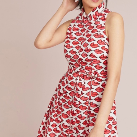 Anthropologie Dresses & Skirts - Anthropologie Ann Howell Bullard Lips Kiss Dress 0